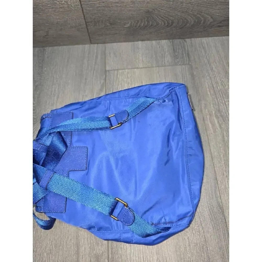 Tory Burch Scout Medium Nylon Backpack Royal Blue B0000667